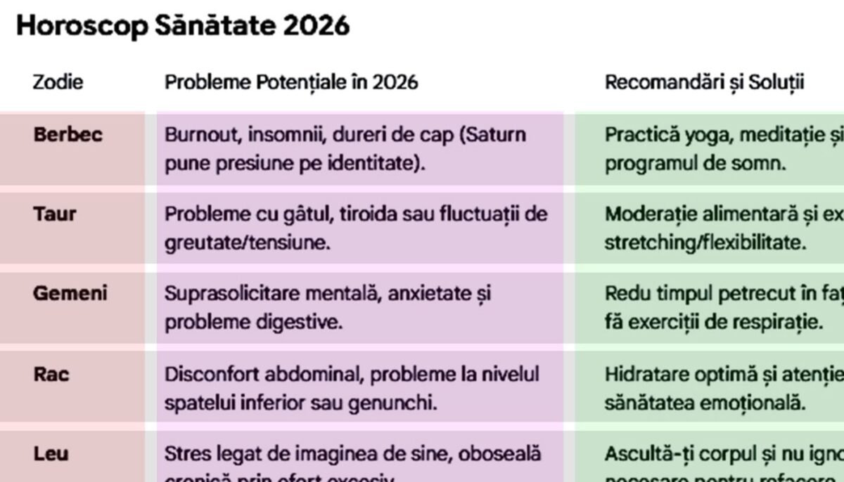 Cu ce probleme de sănătate te-ai putea confrunta în 2026, în funcție de zodia ta 1 wp header logo 1504