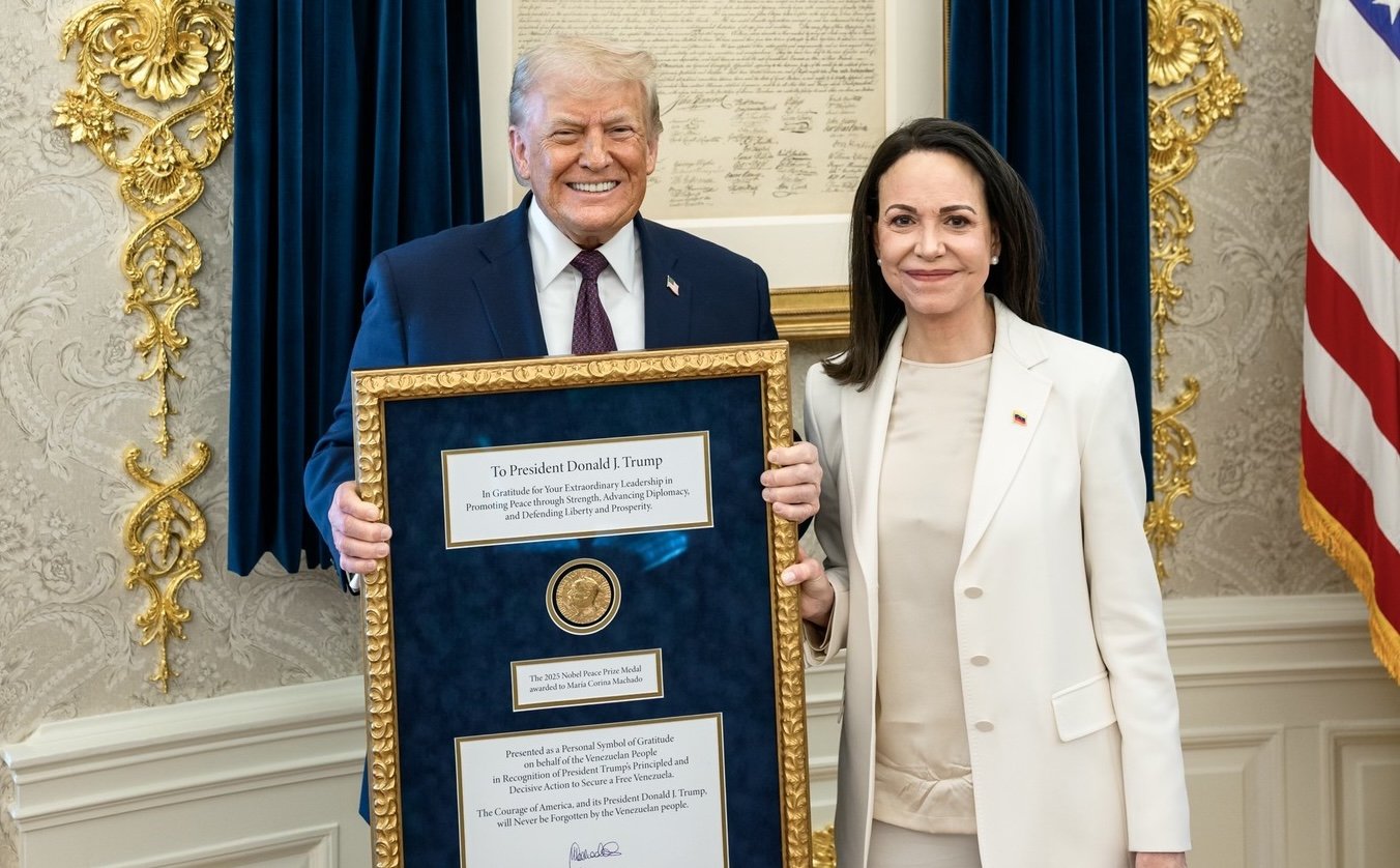 Trump vrea s-o „implice” în Venezuela pe María Corina Machado, lidera opoziţiei 1 wp header logo 2003