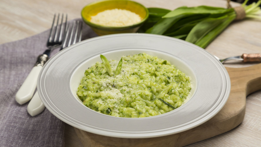 Risotto cu leurdă. O delicatesă super-cremoasă, numai bună de savurat la început de primăvară 1 wp header logo 1980