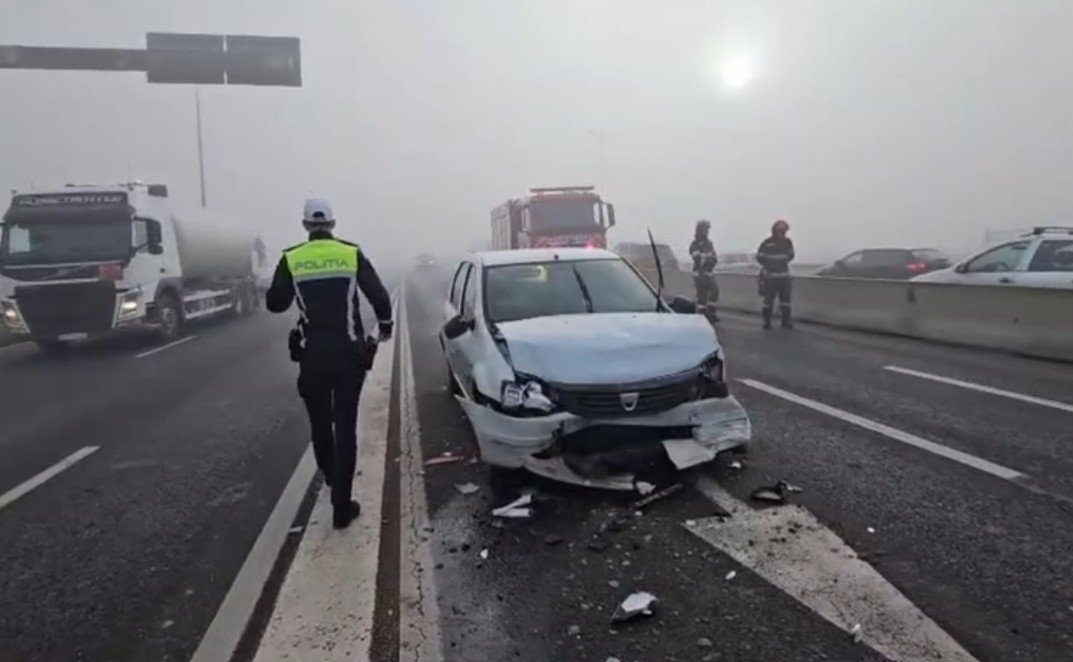 Accident în lanţ pe DN 3 la ieşirea din Constanţa. Mai multe ambulanțe au fost mobilizate la fața locului 1 wp header logo 216