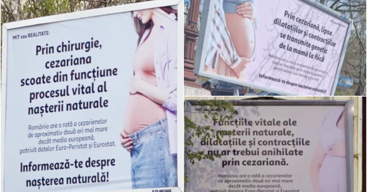 Panourile cu mesaje anti-cezariană din București, date jos. Ciprian Ciucu: Două firme de publicitate s-au conformat 1 wp header logo 1457