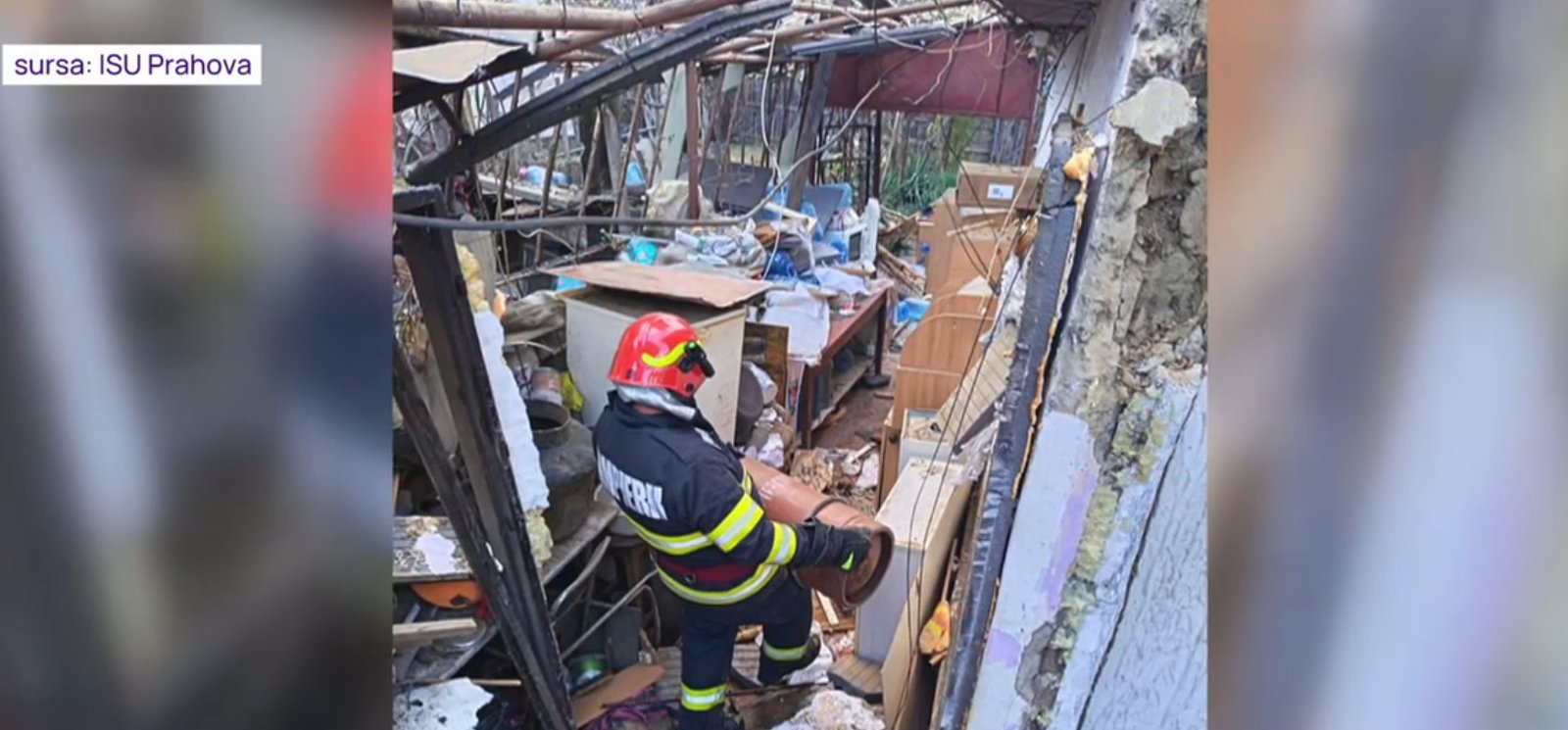 Explozie puternică într-ocasă din Prahova. Pompierii au găsit în locuință 8 butelii legate care alimentau centrala termică 1 wp header logo 239