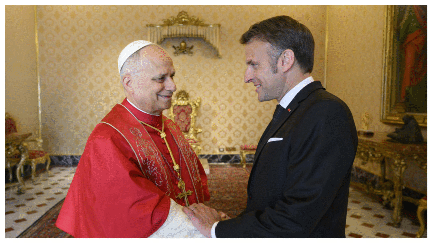 Macron, primit de Papa Leon al XIV-lea la Vatican. Ce cadouri i-a oferit liderul francez Suveranului Pontif 1 wp header logo 755