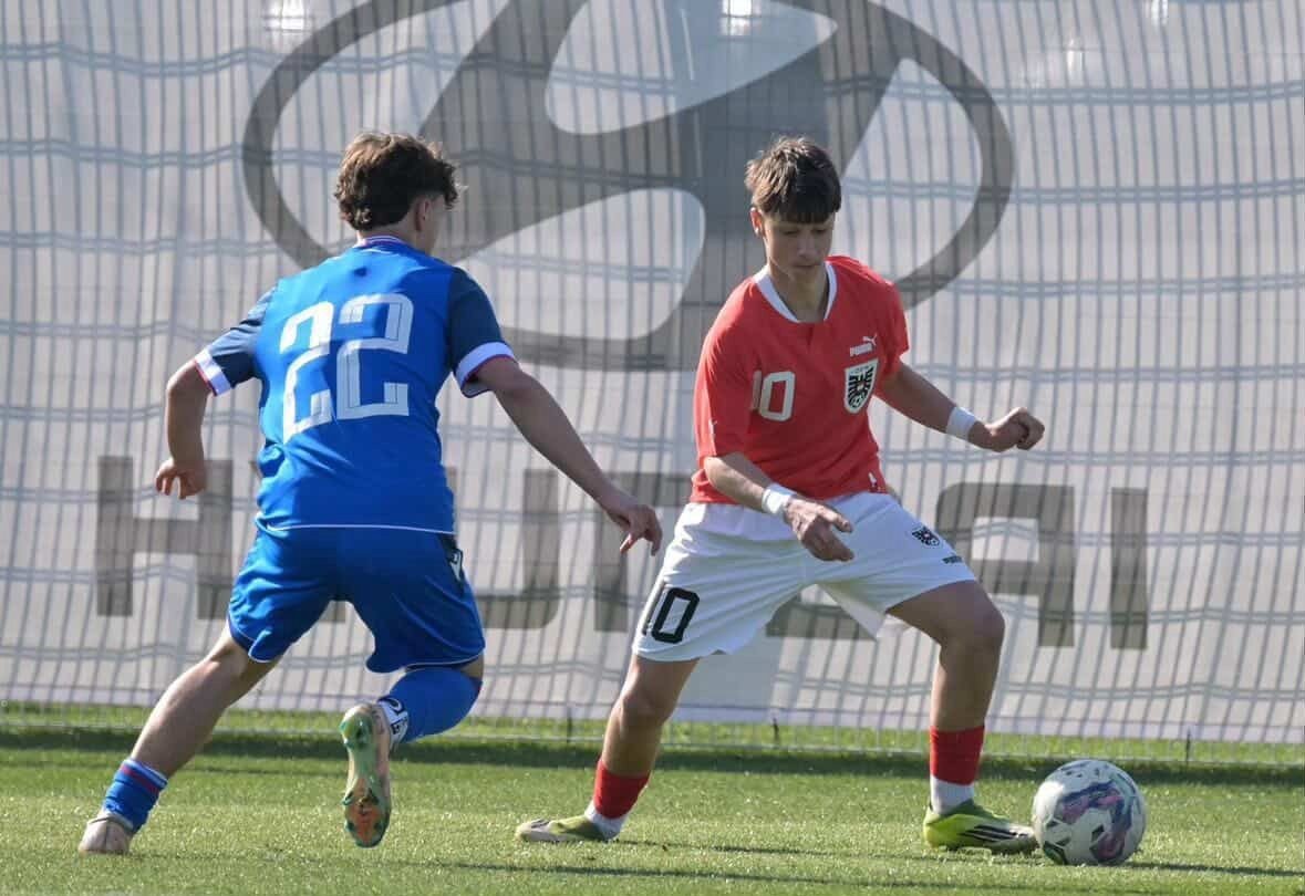 Încă un fotbalist român a debutat pentru Austria: ”Perle à la Beckham”! Titular și număr 10 la primul său meci internațional 1 wp header logo 974