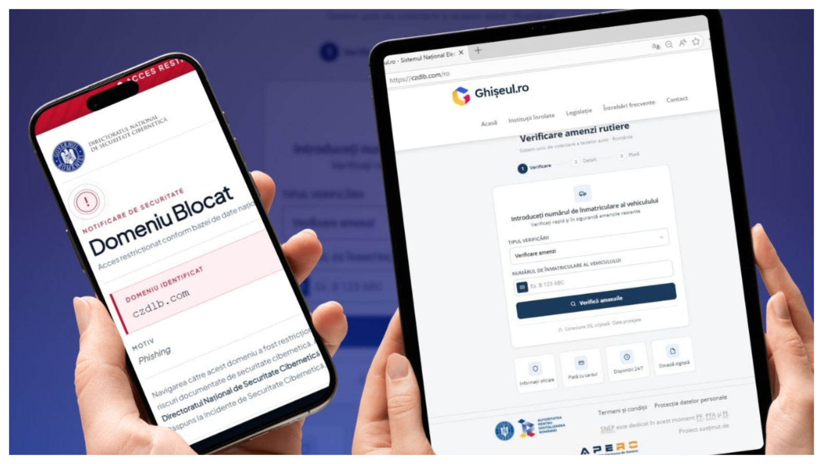 Escrocherie online cu Ghișeul.ro: SMS-uri false și pagini care cer datele cardului pentru „plata amenzilor” 1 wp header logo 1170