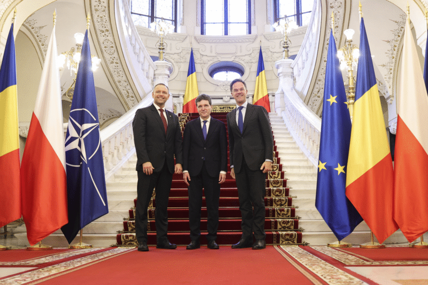 Summit B9: Nicușor Dan, întâlniri cu președintele Poloniei și Mark Rutte. „Țările noastre sunt cetăți pe Flancul Estic al NATO” 1 wp header logo 959