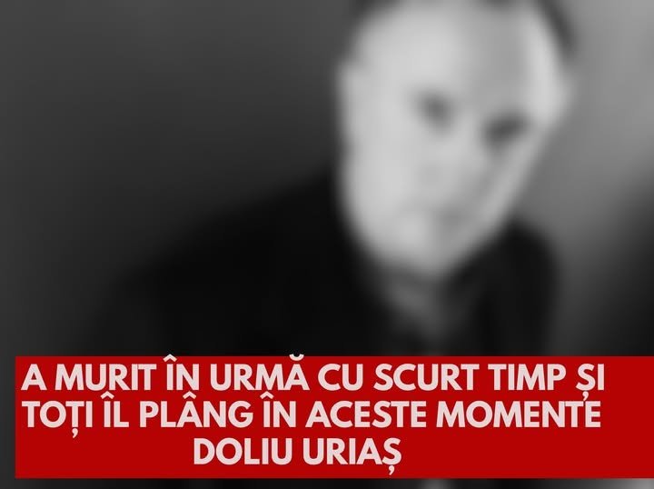 Anunțul tragic al zilei: A murit și toată lumea e devastată! Mesajele de condoleanțe curg 1 701266904 122175783956869536 2016138299519926257 n