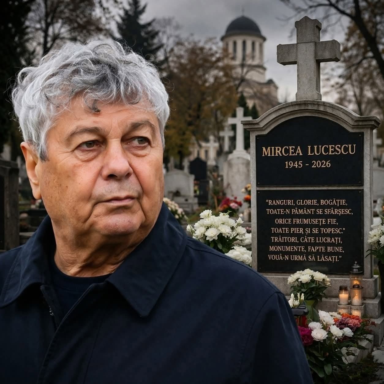 Cuvintele de pe mormântul lui Mircea Lucescu… îți dau fiori. 1 710756087 122178326294869536 7315891014503613796 n