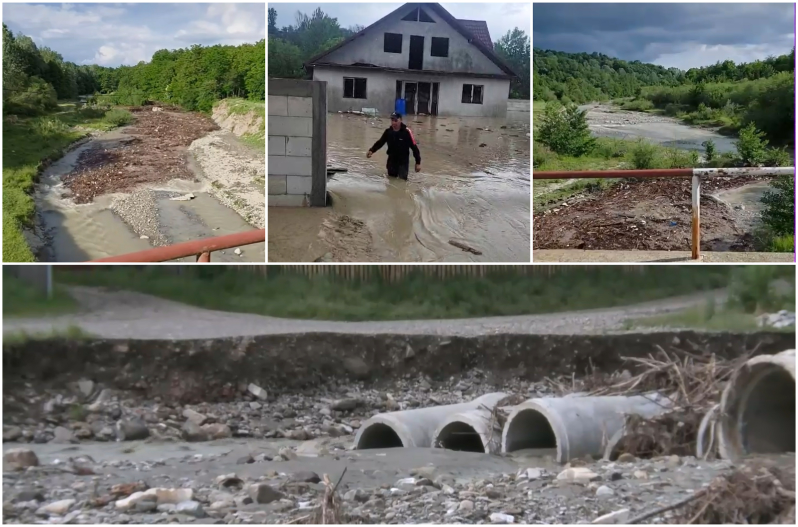 Prăpăd în zeci de localități din România după ploile de ieri: imagini cu viitura care umflă apele unui râu. Mai multe sate sunt izolate 1 wp header logo 534