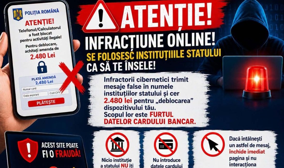 Noua metodă prin care hackerii încearcă să fure bani din conturi: campaniile de prevenire a fraudelor. Avertismentul MAI 1 wp header logo 943