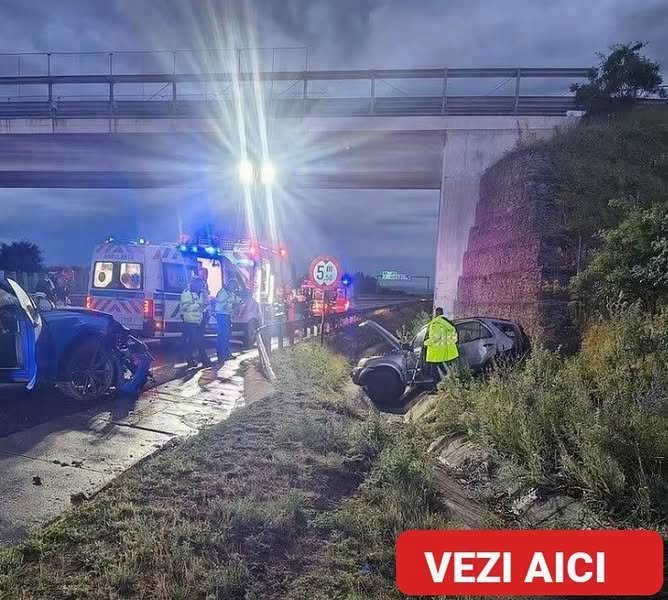 Trafic restricționat pe A1 după un eveniment rutier produs între două mașini în zona Aurel Vlaicu. Echipajele de prim-ajutor au intevenit de 1 735134118 1508146667461151 8976406085455735254 n