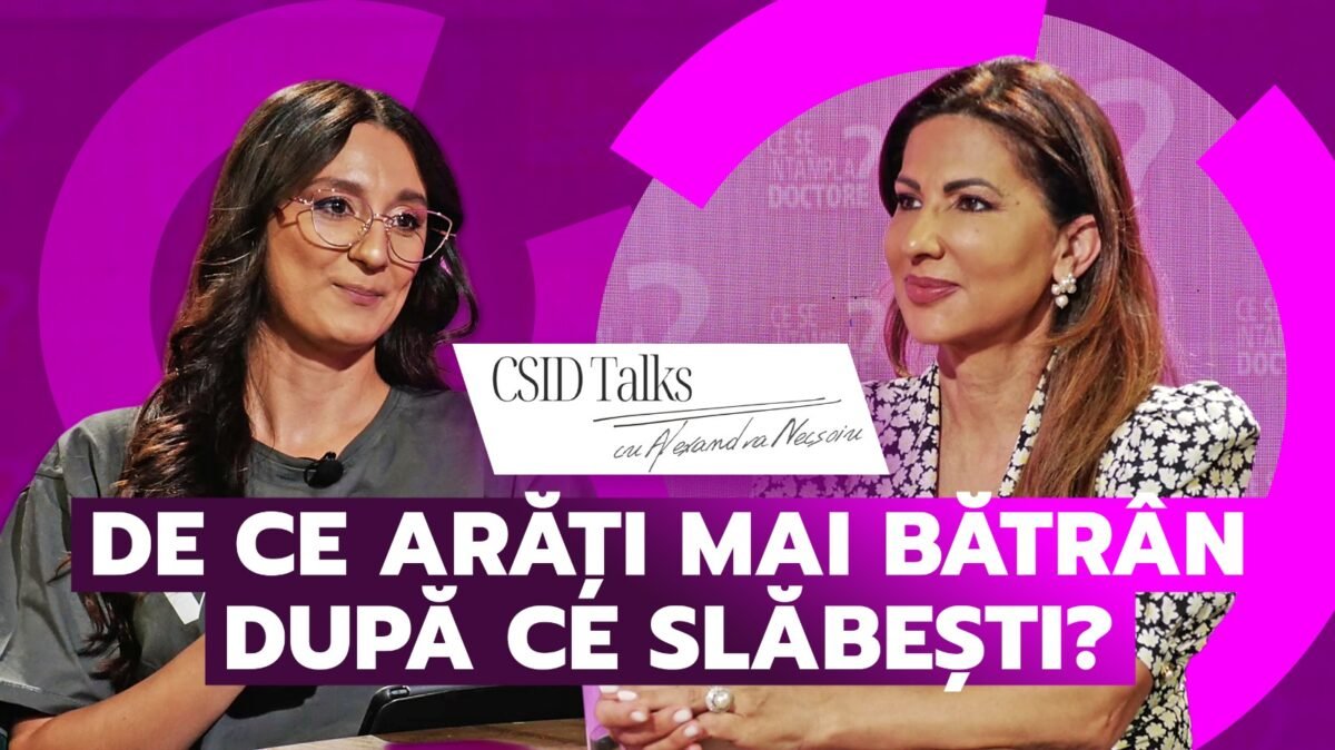 CSID Talks: Ce se întâmplă cu fața și corpul după o slăbire masivă. Dr. Dana Miricioiu, despre „Ozempic face” și „Ozempic body” 1 wp header logo 2518