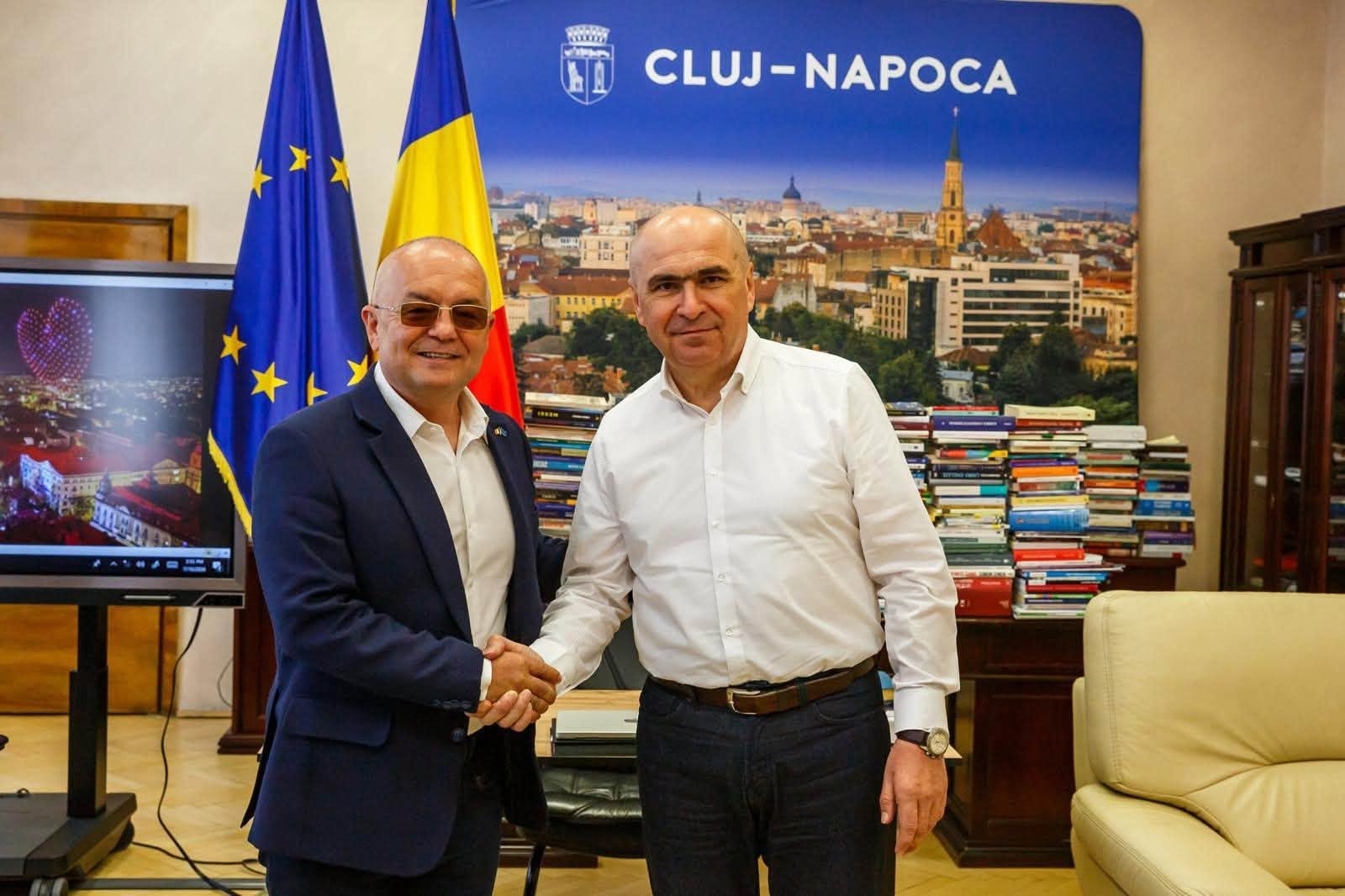 Primarul Emil Boc, întâlnire cu premierul interimar Ilie Bolojan. Ce au discutat cei doi 1 wp header logo 809