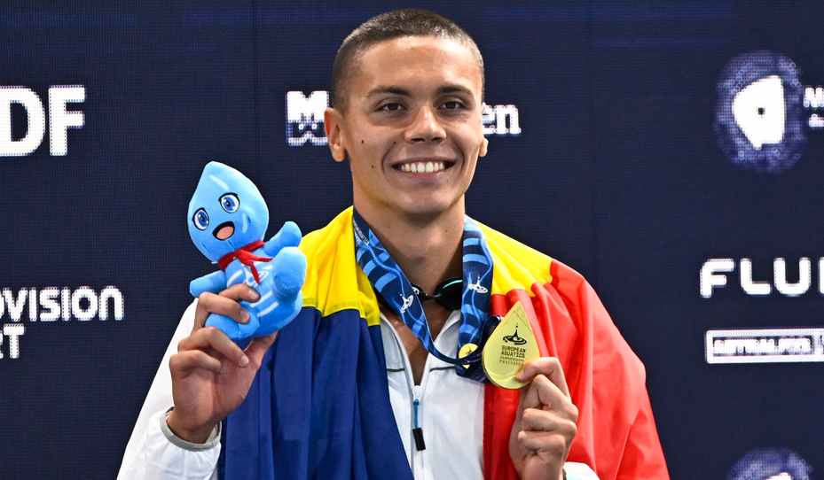 Campionul Popovici, elogiat în presa străină, după medalia de aur la 100 metri liber. Le Figaro: „Supersonic” 1 wp header logo 1013