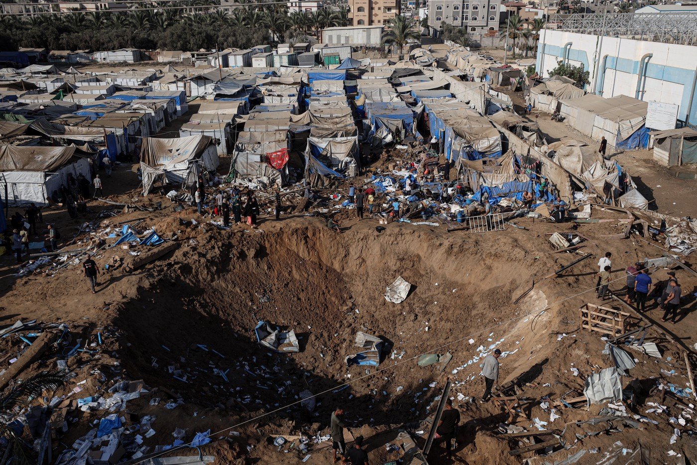 Atacuri israeliene nocturne în Fâșia Gaza, după anunțarea unui acord pentru dezarmarea Hamas: opt morți 1 wp header logo 107