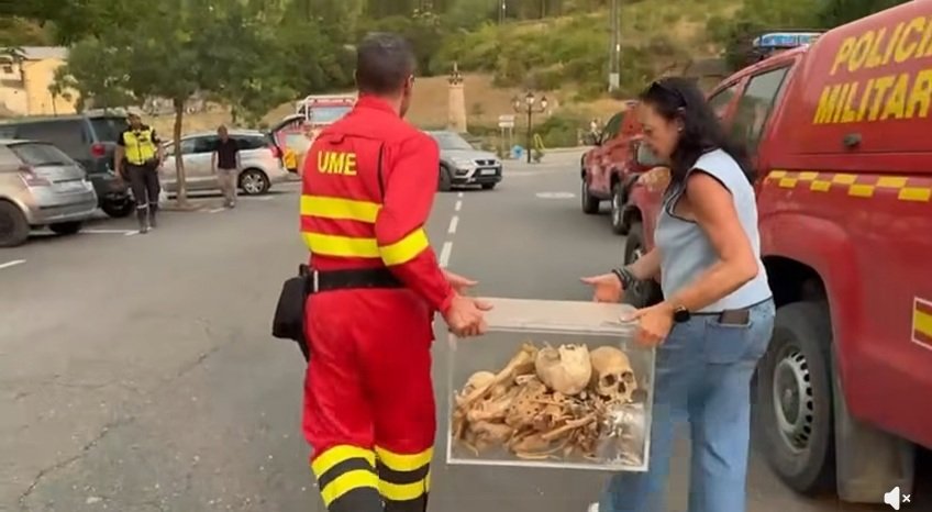Rămăşiţele a trei regi din secolul al XI-lea au fost evacuate dintr-o mănăstire din Spania, ameninţată de incendiile de vegetaţie 1 wp header logo 1153