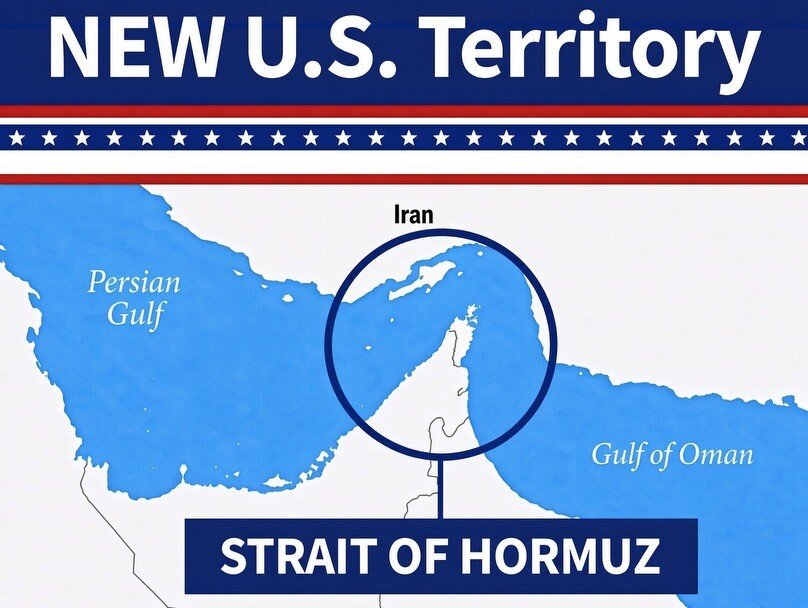 Strâmtoarea Ormuz, prezentată de Donald Trump drept un „nou teritoriu american”, într-o postare pe Truth Social 1 wp header logo 1483