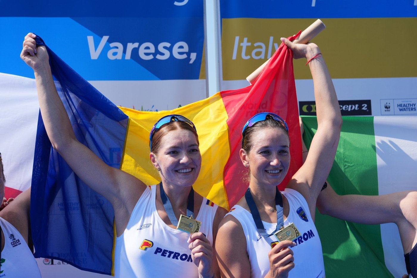 Aur pentru România la Campionatele Europene de Canotaj: echipajele feminin și masculin de dublu rame s-au impus la Varese 1 wp header logo 46