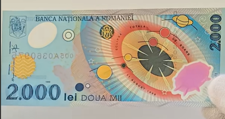Bancnota de 2.000 de lei din 1999, vânată de colecționari. Cât poate valora astăzi moneda emisă pentru eclipsa totală de Soare 1 wp header logo 982