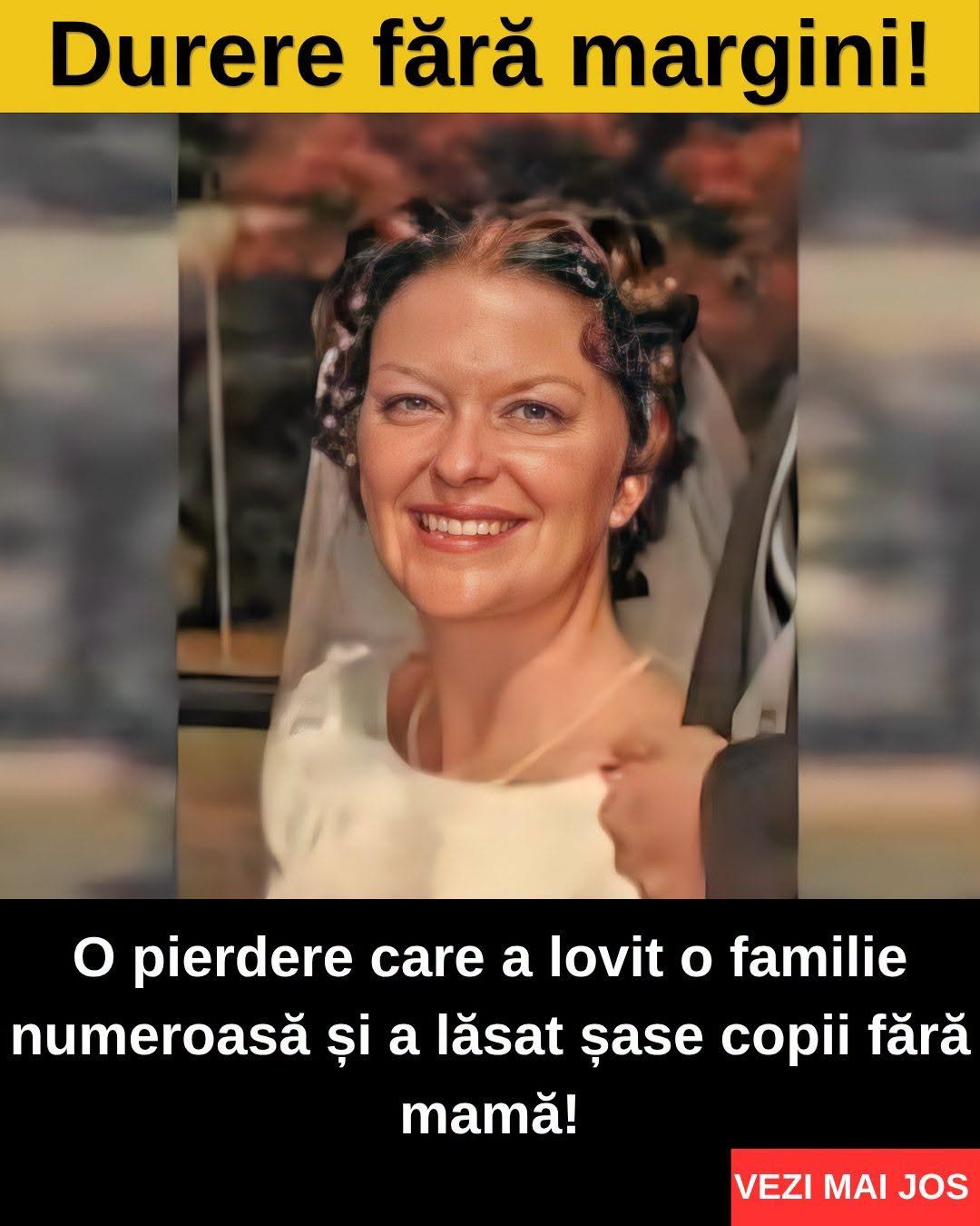 Ea este Simona, mămica din Botoșani răpusă de o boală cruntă. Șase copii au rămas orfani de mama 1 783618990 943794698784020 6499412283640349051 n